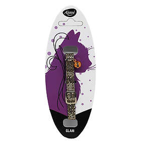 Aimé Katthalsband Koppar-Glitter