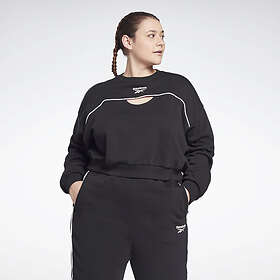 Reebok Piping Crewneck Sweatshirt (plusstorlek) (Dam)