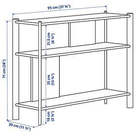 IKEA JÄTTESTA Sidobord 95x30 cm