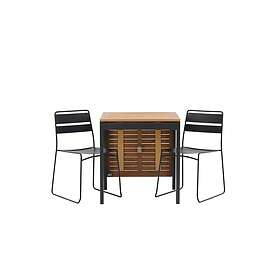 Diego Matgrupp 70 cm 2 st Lina Matstolar Sort/Brun GR23403