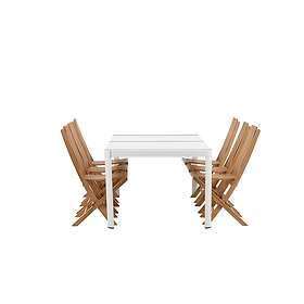 Venture Home Togo Matgrupp 200x100 cm 6 Ghana Hopfällbar Stol GR22750