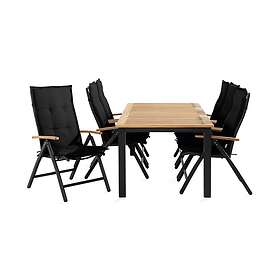 Las Vegas Matgrupp 152-210x90 6 Stolar m Dyna Sort/Teak