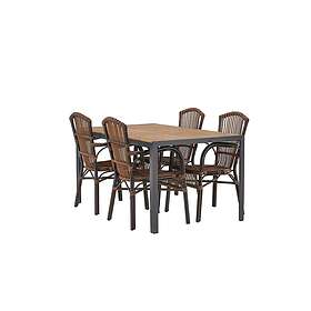 Break Matgrupp 150 cm 4  Galera Armchairs Brun GR23342