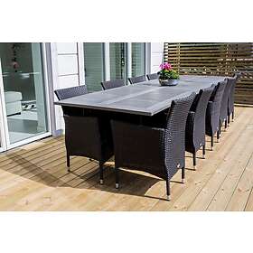 Venture Home Albany Förlängningsbar Matgrupp 224-324cm 10 Malin Chairs GR19287