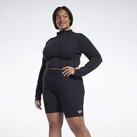 Reebok Classics Lettuce Edge Seam Long Sleeve T-Shirt (plusstorlek) (Dam)