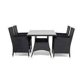 Thor Matgrupp 140 4 Lenestol Sort/Svart