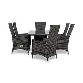 Thor Matgrupp 140 6 Jenny Ställbar Lenestol Grå/Grå