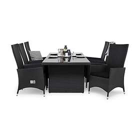 Majestic Matgrupp 210 6 Jenny Ställbar Lenestol m Dyna Sort/Sort/Svart