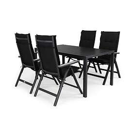 Comfort Garden Tunis Matgrupp 150x90 + 4 Monaco Light Positionsstol m Dyna - Sor