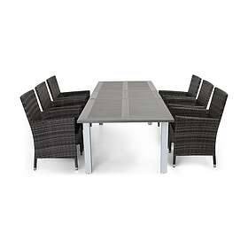 Comfort Garden Monaco Matryhmä 220-280 6 Thor Nojatuoli Valkoinen/Grå