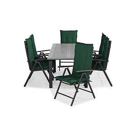 Comfort Garden Monaco Matgrupp 152-210x90 6 Maggie Positionsstol m Dyna Sort/Grö