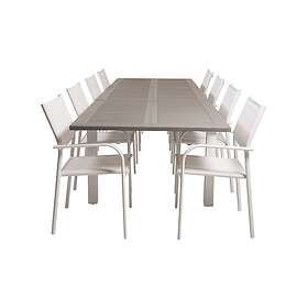 Venture Home Albany Förlängningsbar Matgrupp 224cm 8 Santorini Chairs G GR18448