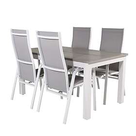 Venture Home Albany Förlängningsbar Matgrupp 160cm 4 Copacabana Chairs GR18692