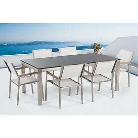 Bacoli Matgrupp 180 cm 6 Chairs Svart 62607