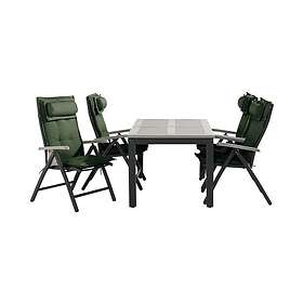 Comfort Garden Monaco Matgrupp 90x152-210 4 Positionsstolar m Dyna