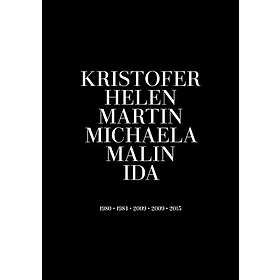 BGA Fotobutikk Familjetavla - 6 Namn & Födelseår - Svart