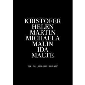 BGA Fotobutikk Familjetavla - 7 Namn & Födelseår - Svart