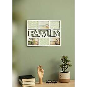 BGA Fotobutikk Family Collageram Vit - 6 Bilder