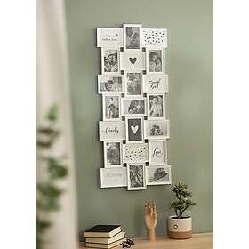 BGA Fotobutikk Large Collageram Vit - 21 Bilder