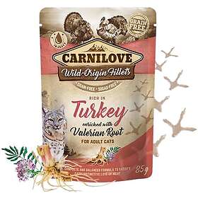 Carnilove Cat Pouch Turkey Enriched With Valerian 85g