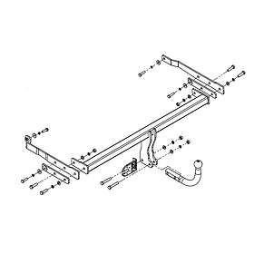 Dragkrok STEINHOF STR-112 Renault Megane Hatchback '08-