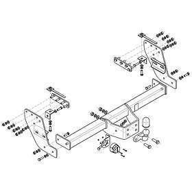 Dragkrok STEINHOF STM-334 Mitsubishi L200 '14-, Fiat Fullback Pickup '16-