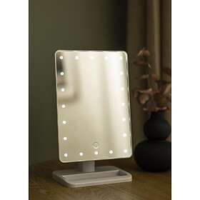 BGA Fotobutikk KAILA Sminkspegel m. Bluetooth-högtalare Vit 18x30 cm