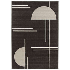 KM Carpets Florence Modern Matta Svart 200x290