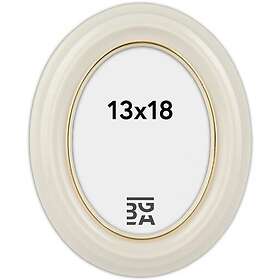 BGA Fotobutikk Eiri Mozart Oval Vit 13x18