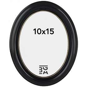 BGA Fotobutikk Eiri Mozart Oval Svart 10x15