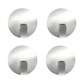 Solid Magnethake stål 4-pack