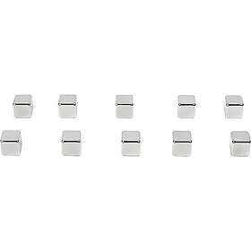 Silver Magnet Kubiq 10-pack