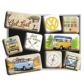 Get Magnet NOSTALGIC-ART-Set Vw Bulli Let'S Lo-pack