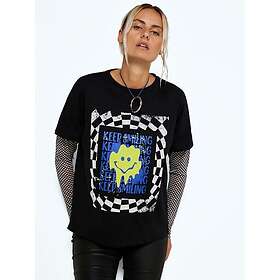 Noisy May Meshärm T-shirt (Dam)