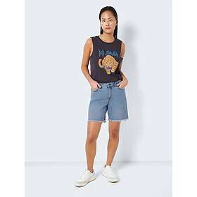 Noisy May Normal Midja Volang Jeansshorts (Dam)