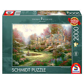 Schmidt Thomas Kinkade Painter of Light, Gardens Beyond Spring Gate 2000 bitar