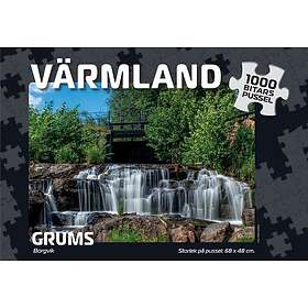 Svenskapussel Värmland Grums, Borgvik 1000 Bitar