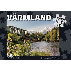 Svenskapussel Värmland Kil, Gunnita Järnvägsbro 1000 Bitar