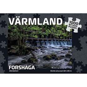 Svenskapussel Värmland Forshaga, Dömleälven 1000 Bitar