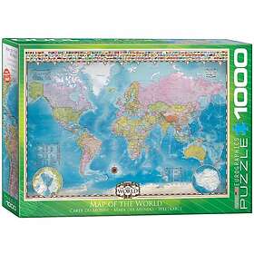 Eurographics Map of the World 1000 bitar