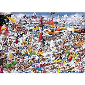 Gibsons Games Mike Jupp J'adore les bateaux 1000 Pièces
