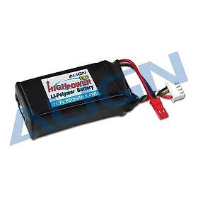 Align 3s 850mAh 50C för T-Rex 250 JST