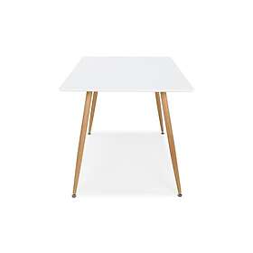 Pelle Matbord 120 cm Vit LG-535397