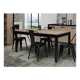 Konitsa Förlängningsbart Spisebord 160 cm Brun/Svart TBLT7014-C876