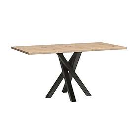 Aldbrough Förlängningsbart Spisebord 160 cm Svart