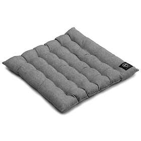 Vera sittdyna vaxad grå chambray 38x38 cm