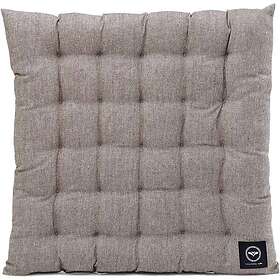 Vera sittdyna vaxad ljusbrun chambray 38x38 cm