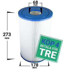 4-pack Spafilter som passar bl.a. HotSpot Caldera Watkins