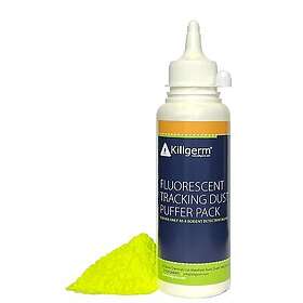 Fluorescerande puder med blåsare gul