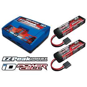 Traxxas EZ-Peak Dual 8A iD Charger w / 2x 3S 5000